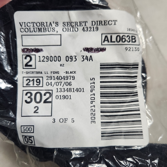 Victoria’s Secret Classic Original T Shirt Bra size 34A Black BRAND NEW - Picture 3 of 4